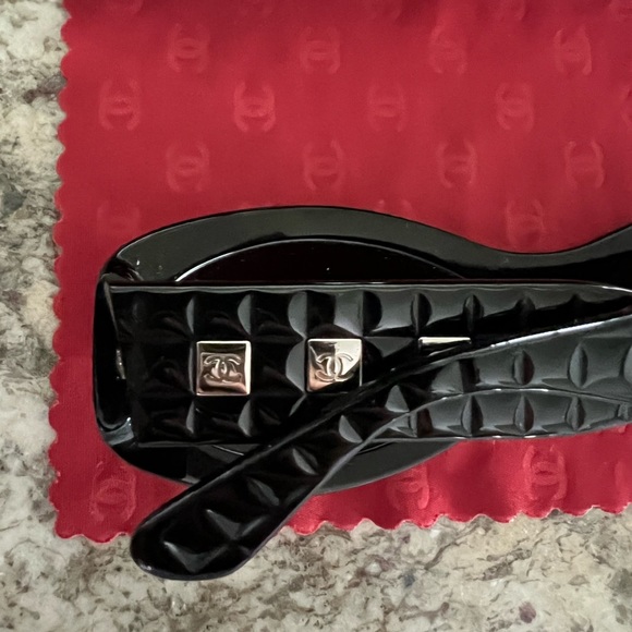 Chanel Rare Quilted Rectangular Sunglasses - Picture 9 of 17